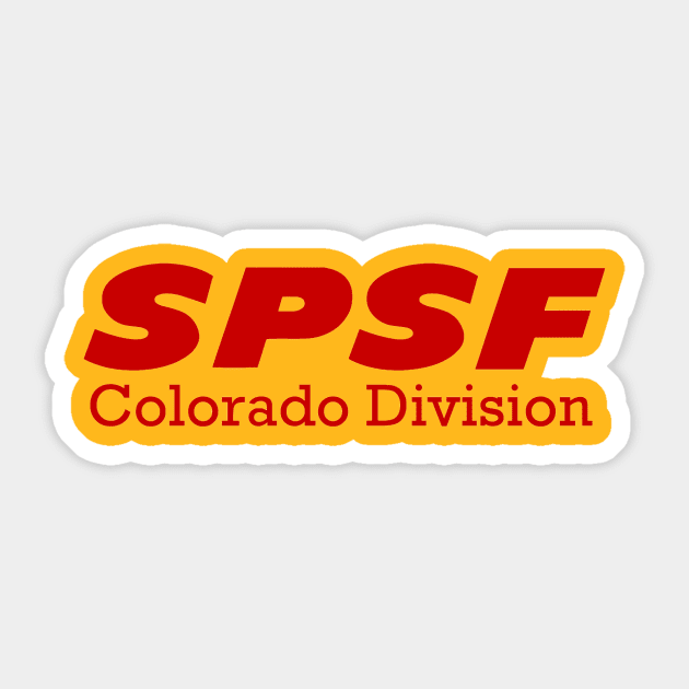 SPSF Colorado Division Red Logo Sticker by Kodachrome Railway Colors